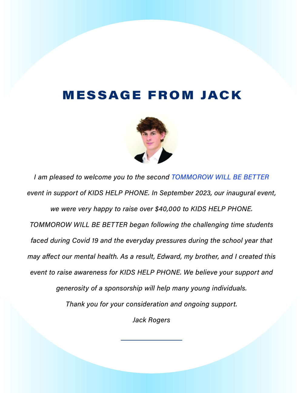 Tormorrow Will Be Better